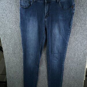 Barbell Apparel Jeans Women 29 Blue Denim Stretch Casual Dark Wash Skinny Adult